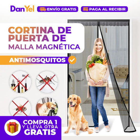 CORTINA DE PUERTA DE MALLA MAGNÉTICA ANTIMOSQUITOS | 🎁COMPRA 1 Y LLEVA OTRO GRATIS🎁