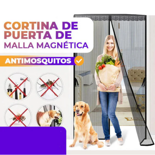 Cortina De Puerta De Malla Magnética Antimosquitos