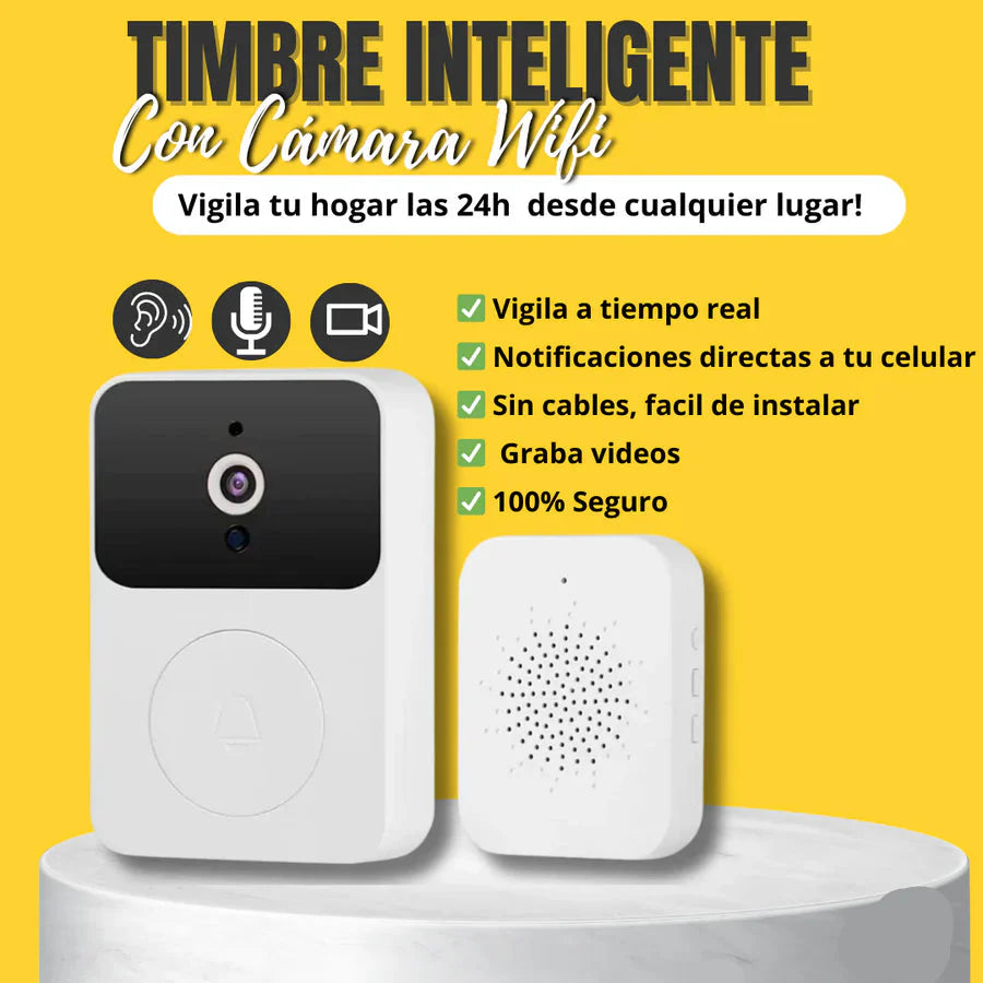 Timbre Inteligente Con Cámara HD