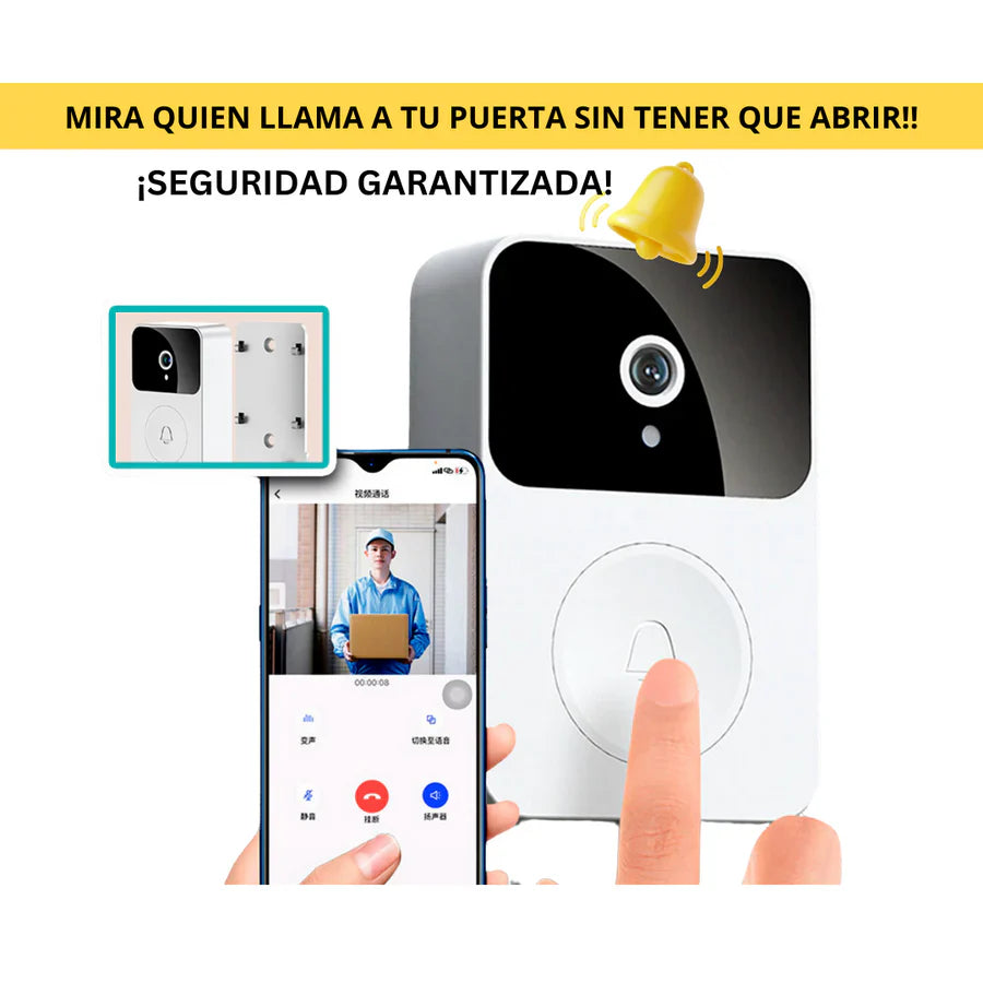 Timbre Inteligente Con Cámara HD