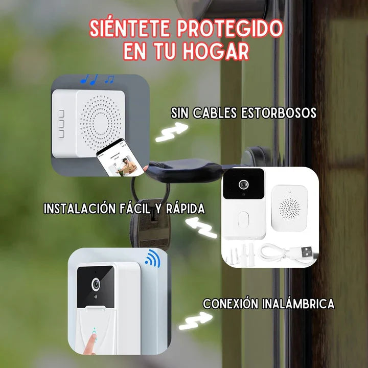 Timbre Inteligente Con Cámara HD