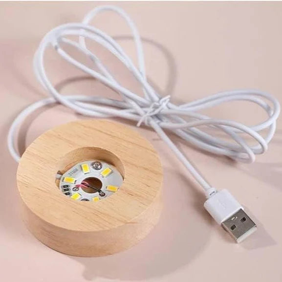 Lámpara Bola de Cristal 3D