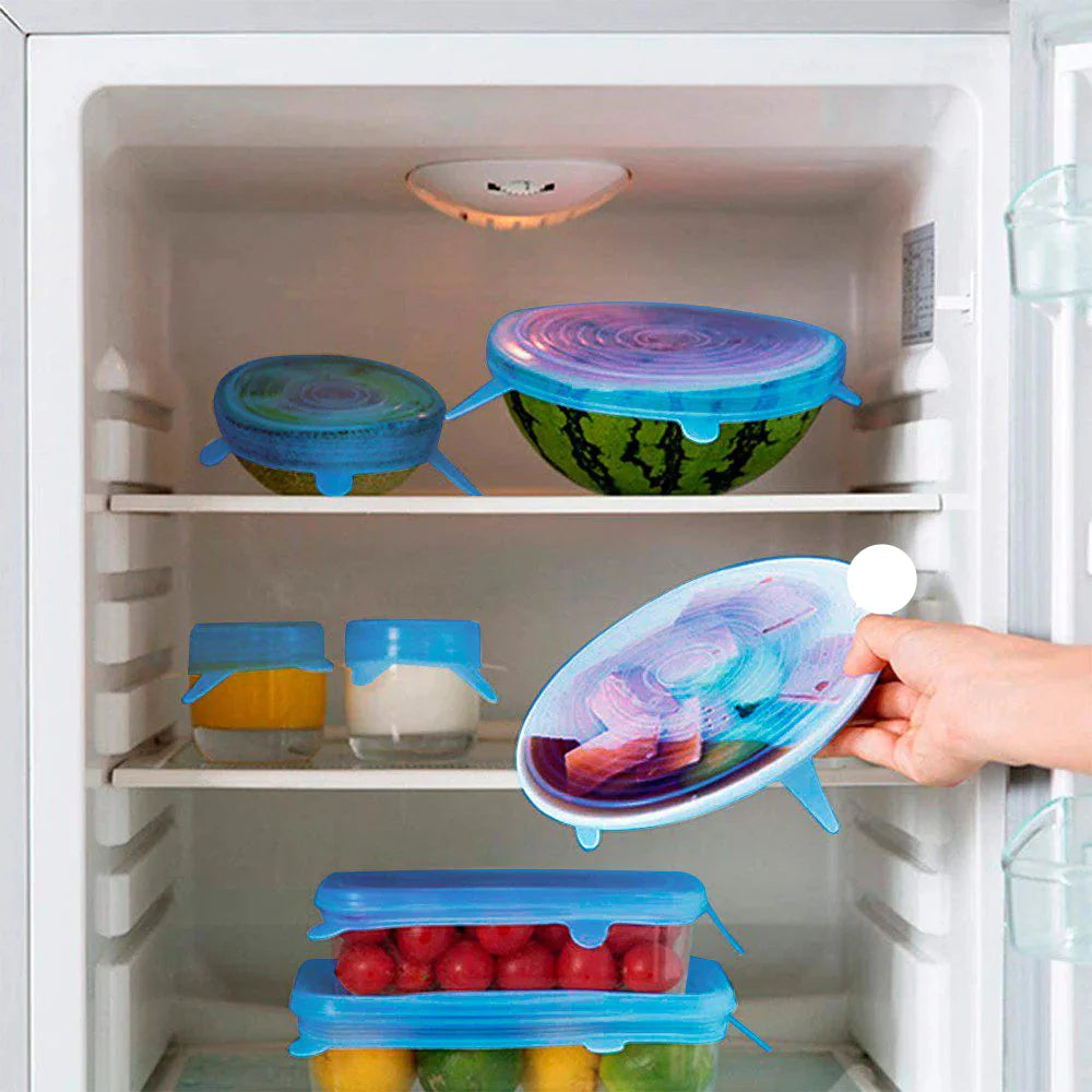 Kit de Tapas de Silicona para Envases