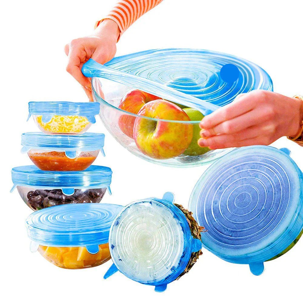 Kit de Tapas de Silicona para Envases