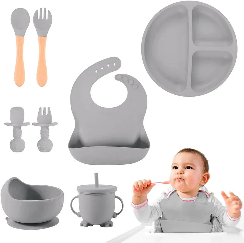 Set de Alimentación de Silicona para Bebé