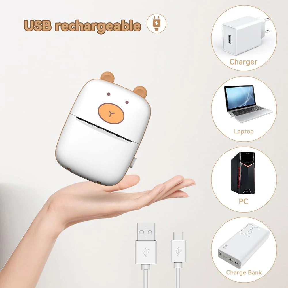 Mini Impresora Térmica Portátil