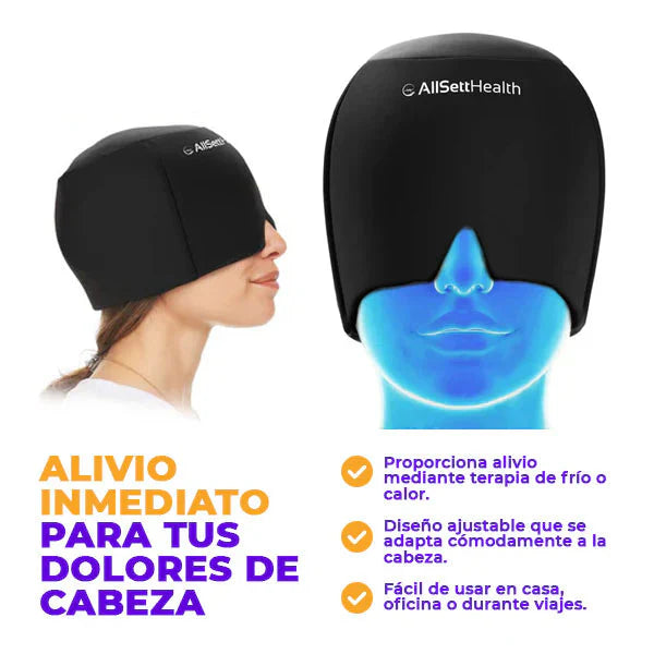 Gorro Terapéutico Para Migraña Con Gel