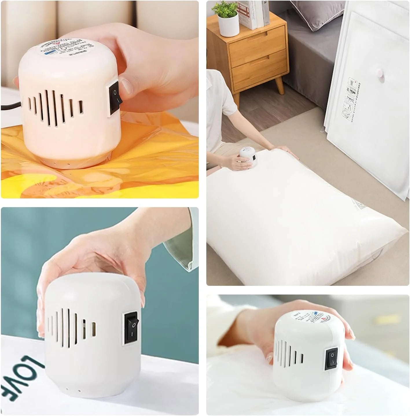 Bomba de Aire Electrica para Sellado al Vacío 2x1