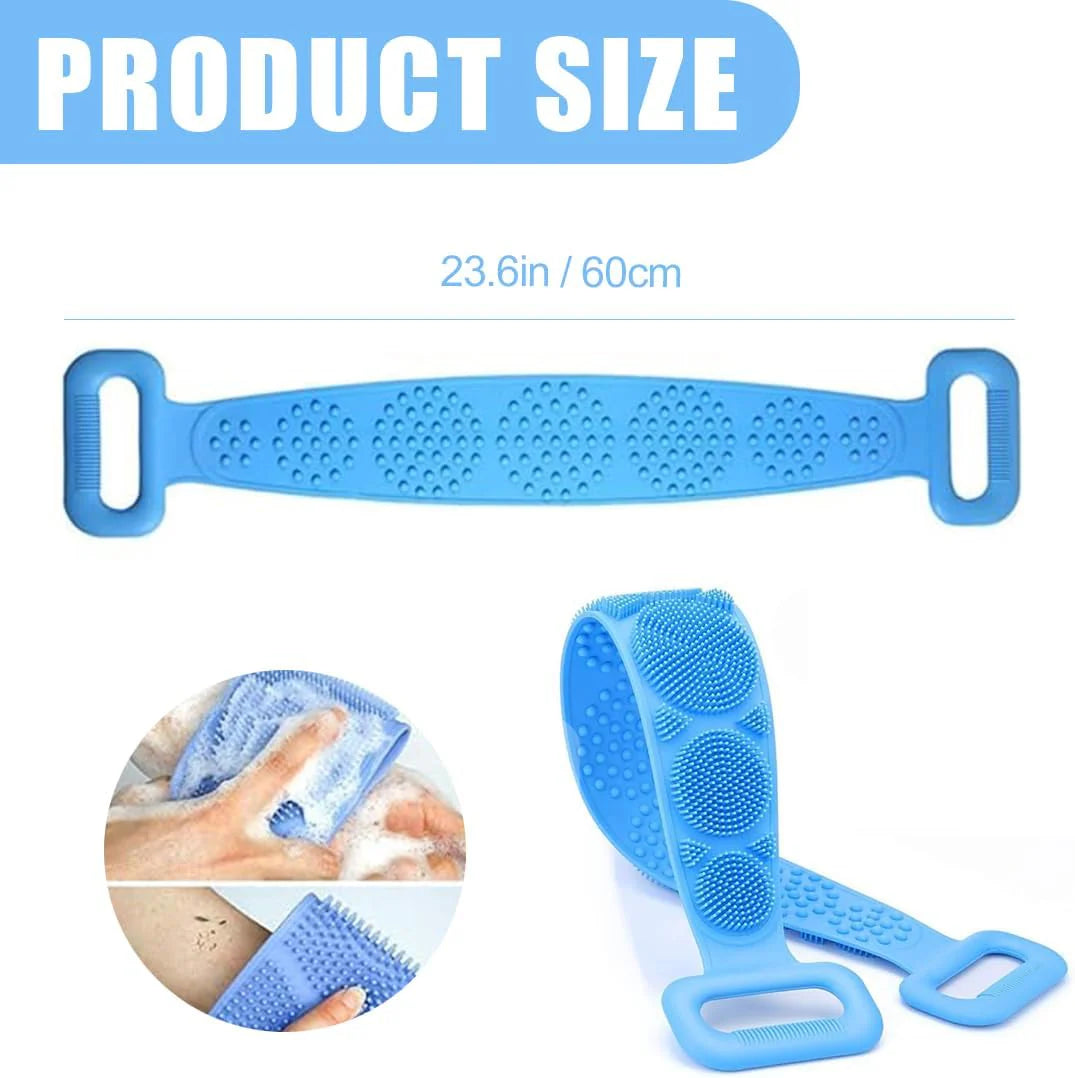 Cepillo Corporal de Silicona para Ducha 2x1