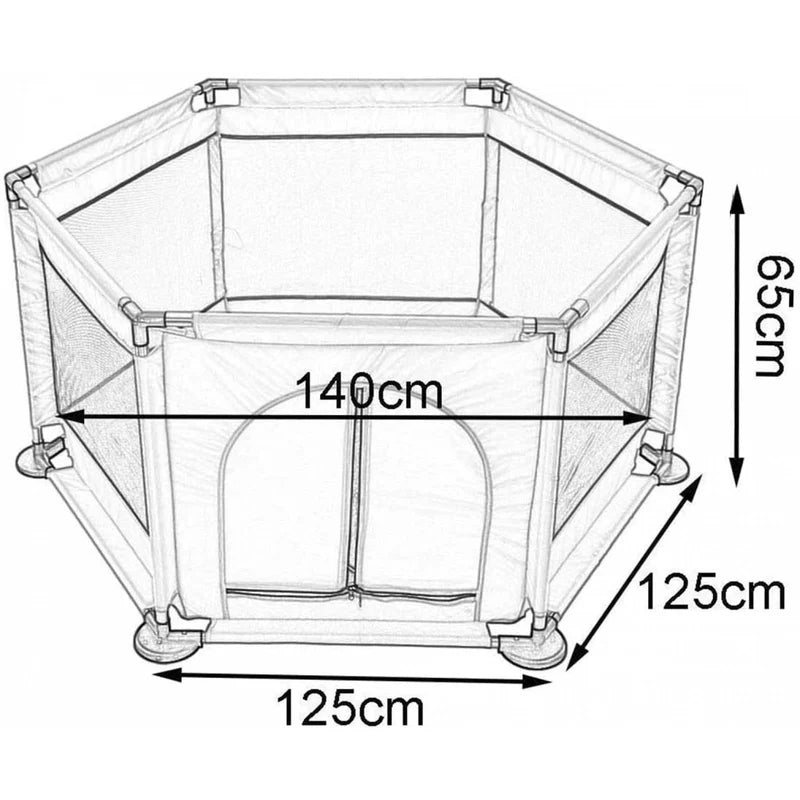 Corral de Pelotas Plegable para Bebés