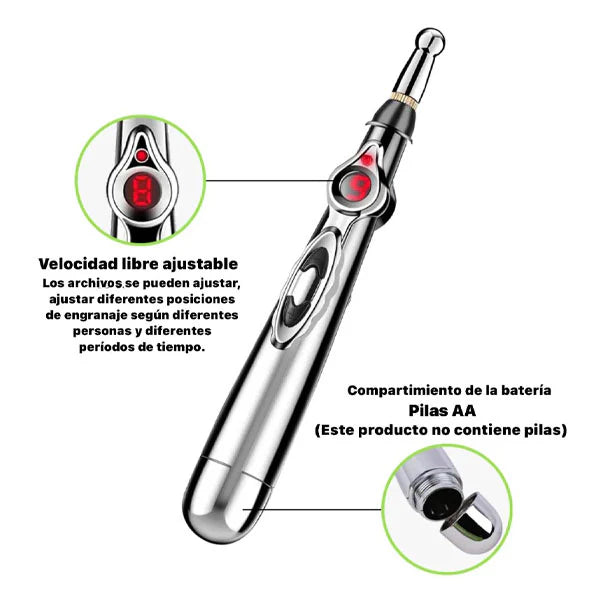 Lápiz de Acupuntura Ideal para Masajes y Dolores