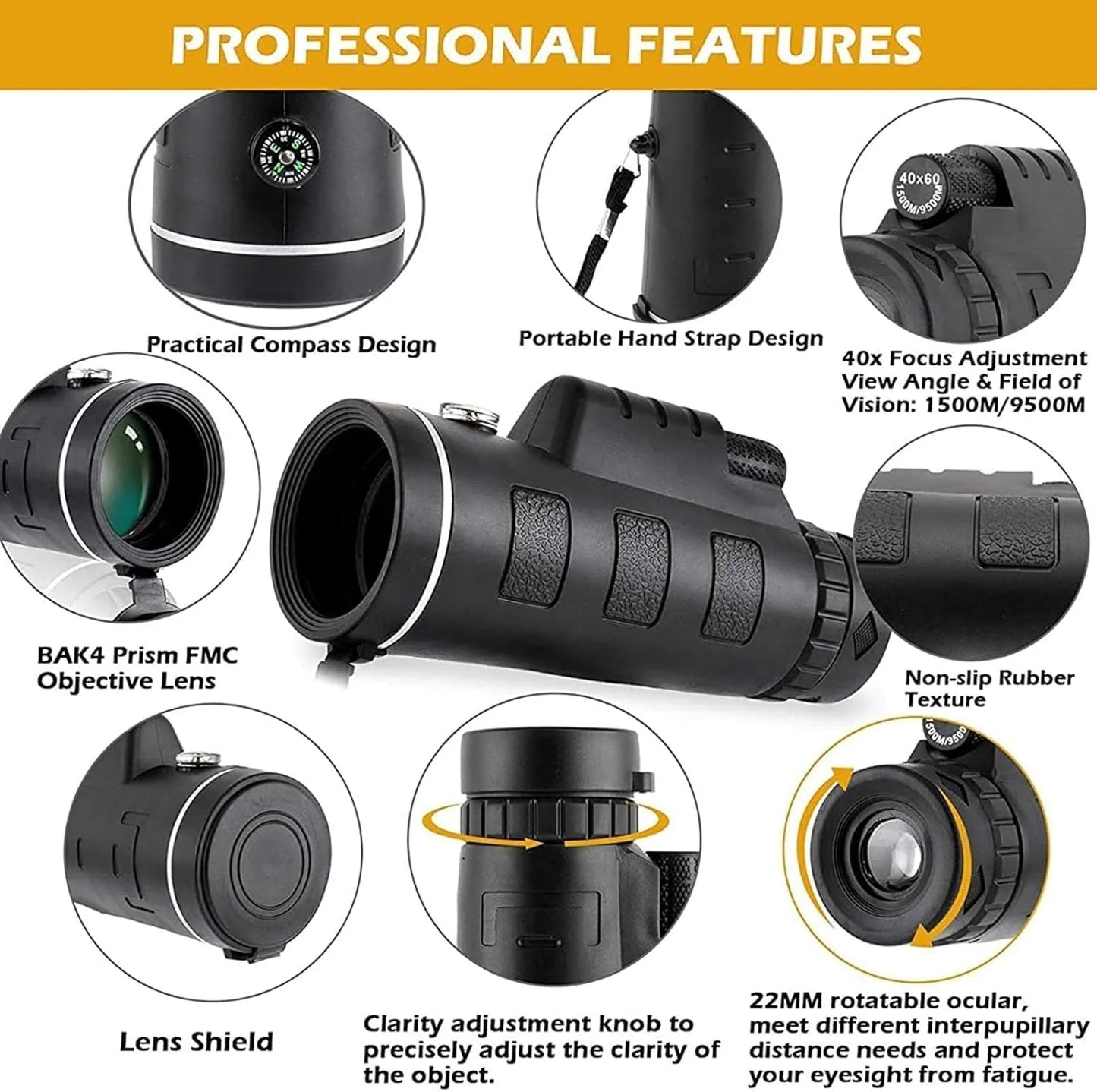 Telescopio Monocular para Celular