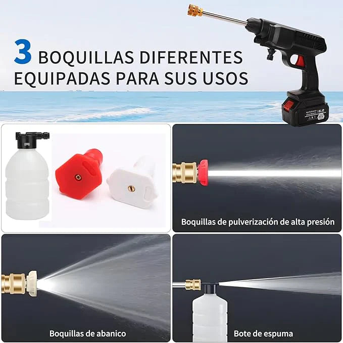 Hidrolavadora Inalámbrica de Alta Presión