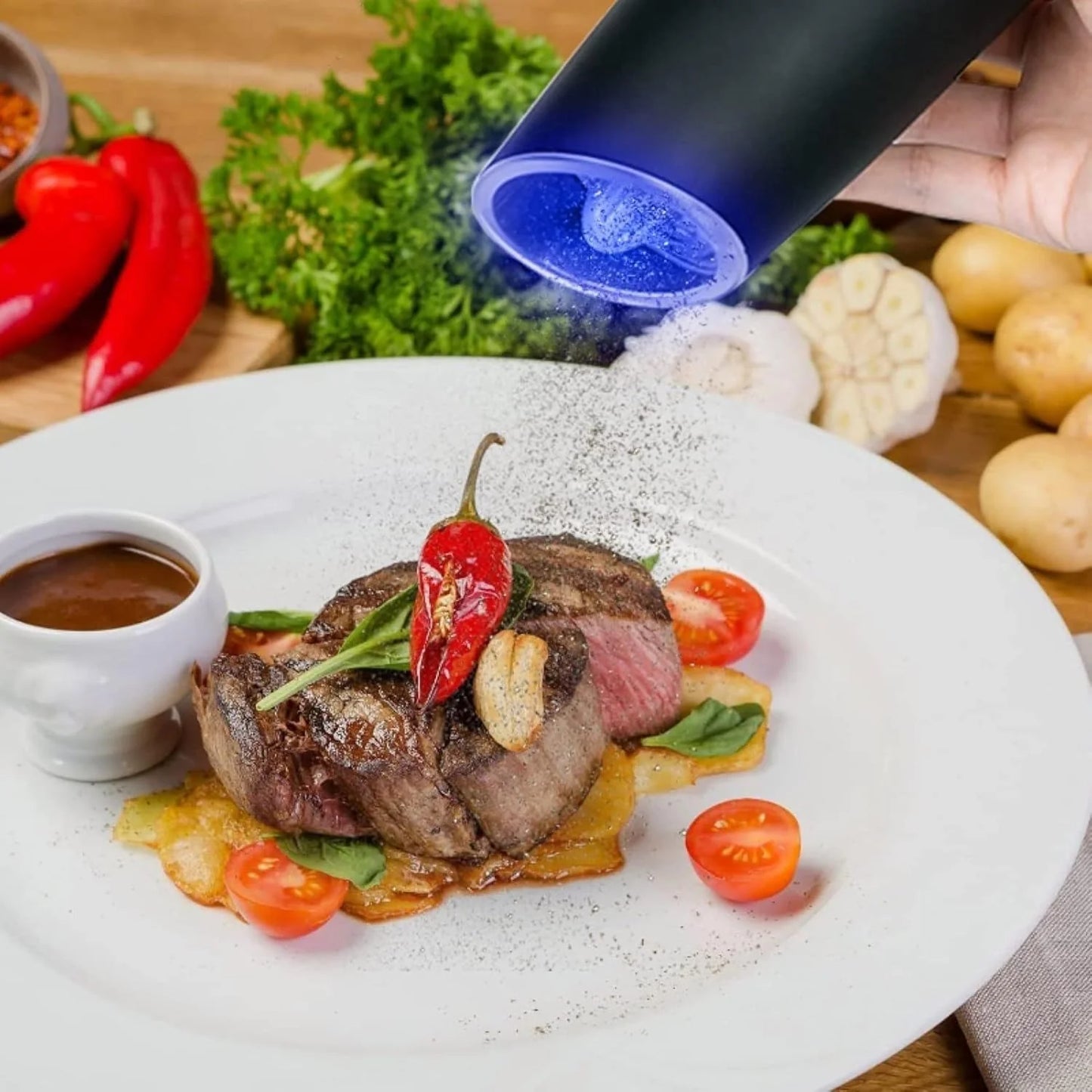 Molinillo Eléctrico con Sensor de Gravedad