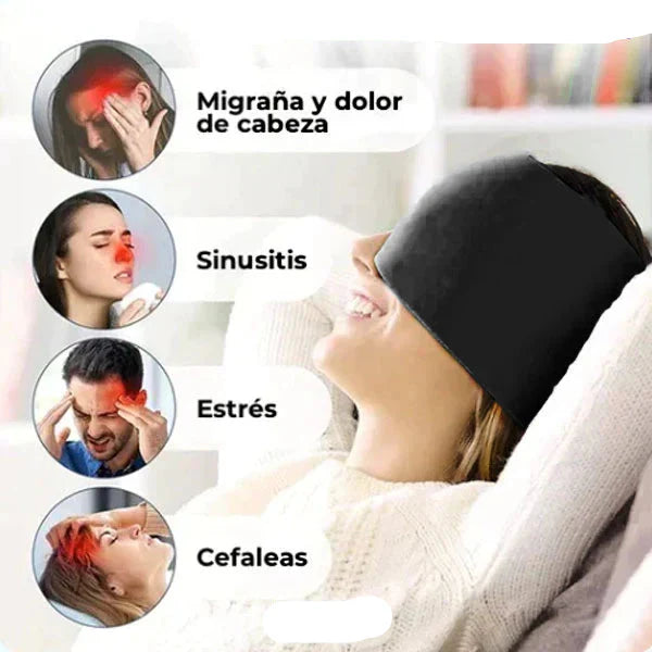 Gorro Terapéutico Para Migraña Con Gel