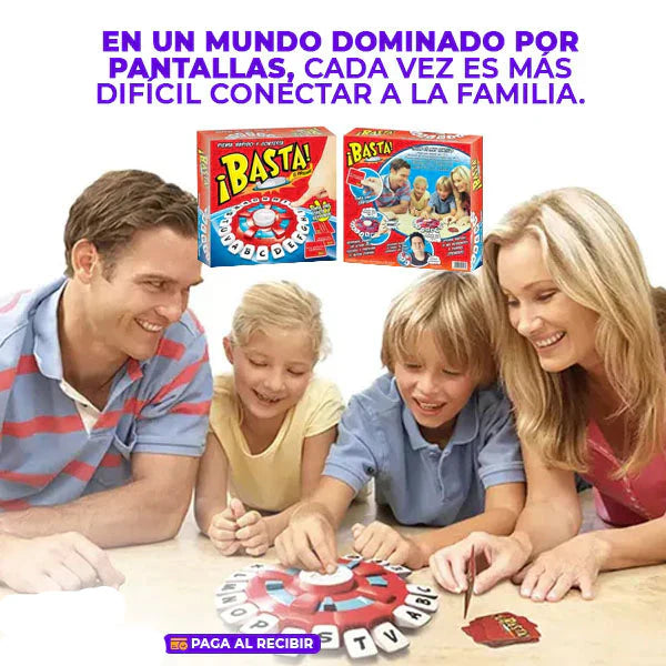 Basta Juego De Mesa Familiar De Aprendizaje Interactivo