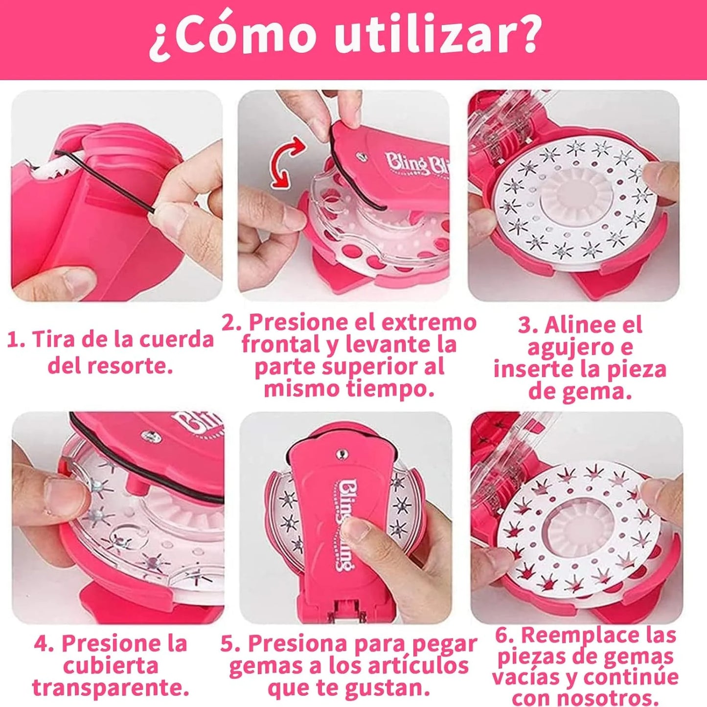 Estampadora de Brillos para el Cabello