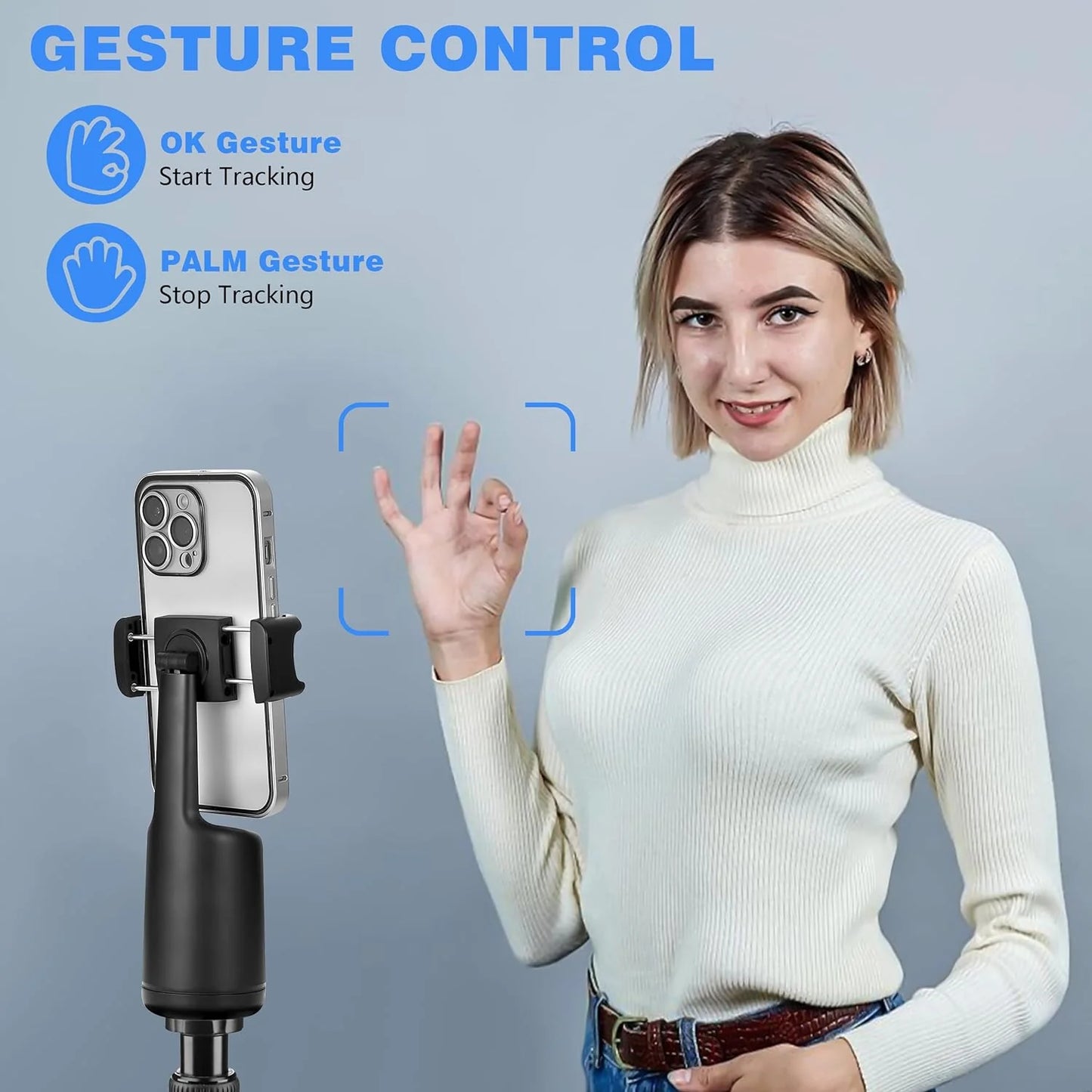 Trípode Con Seguimiento Facial Automático 360°