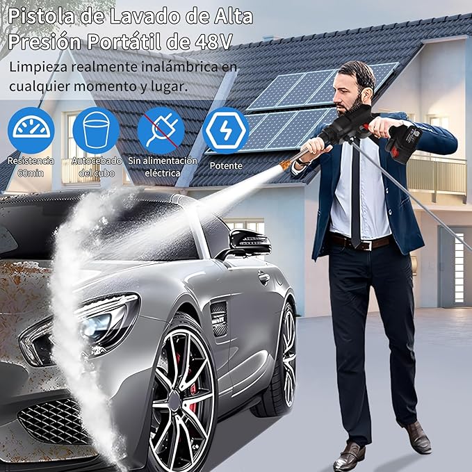 Hidrolavadora Inalámbrica de Alta Presión