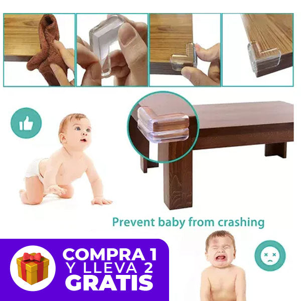 PROTECTOR DE ESQUINAS PARA NIÑOS - Set de 4 | 🎁 COMPRA 1 Y LLEVA 2 GRATIS 🎁