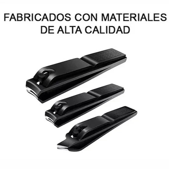 Kit de Manicura y Pedicura de 16 Piezas con Estuche. Equipo Profesional