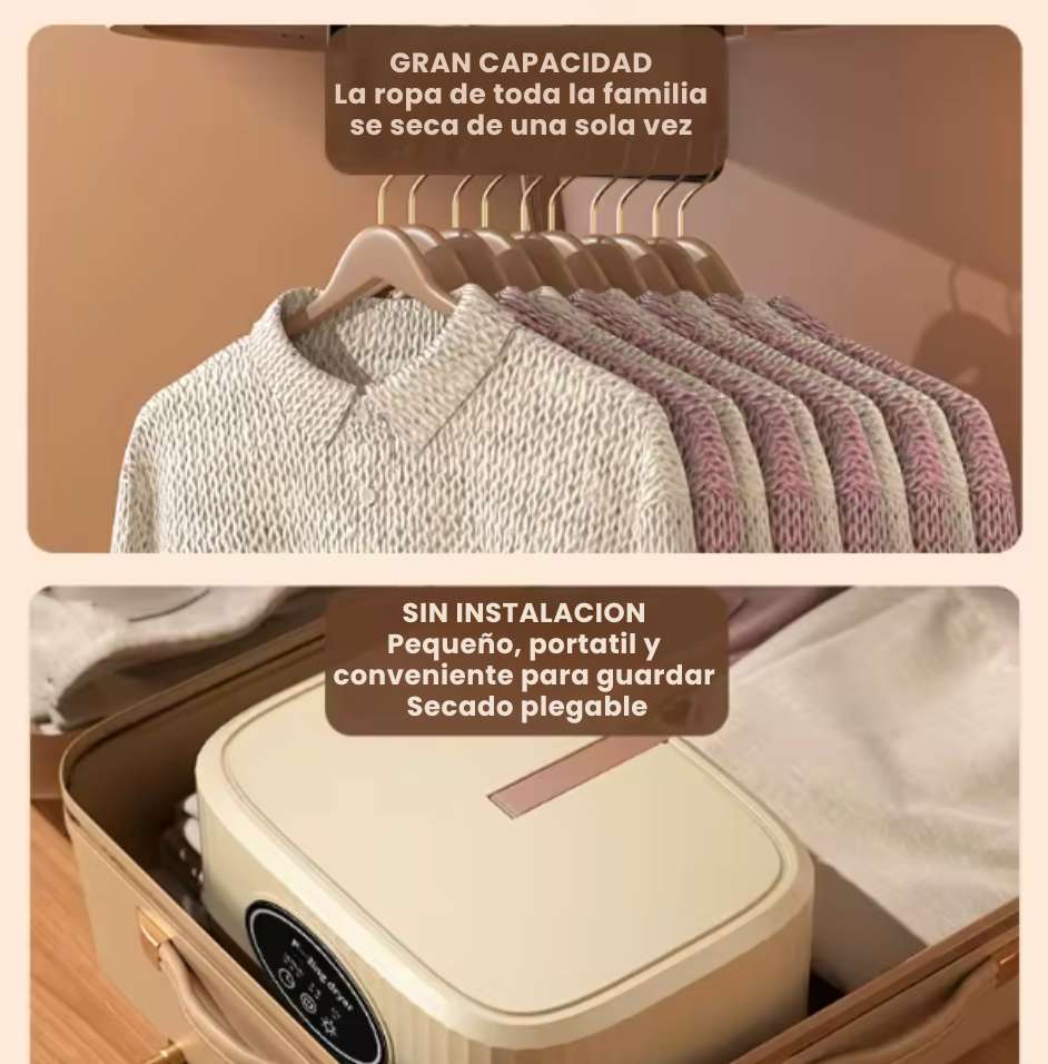 Secadora de Ropa Portátil Plegable