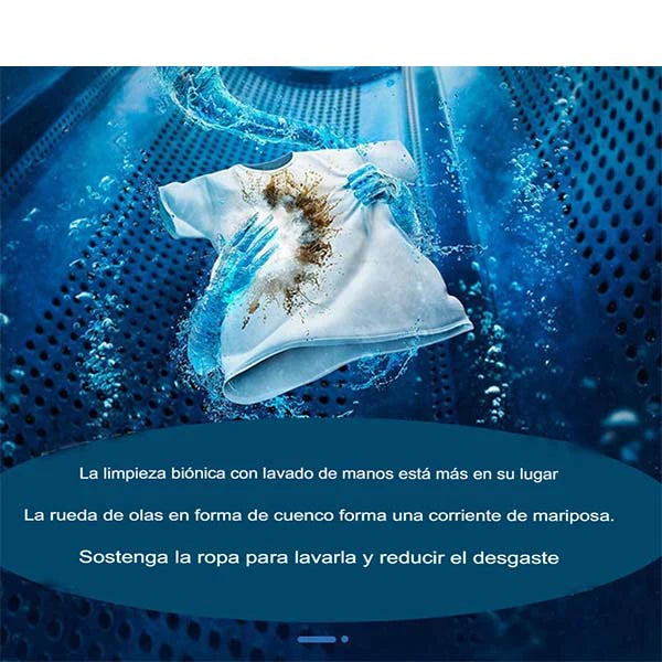 Mini Lavadora Eléctrica Portátil Compacta