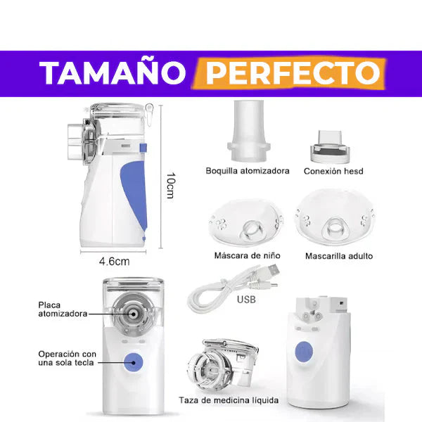 Nebulizador Ultrasónico Portátil Silencioso