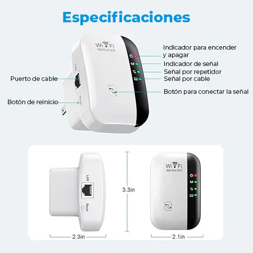 Amplificador de WiFi | Repetidor Inalámbrico