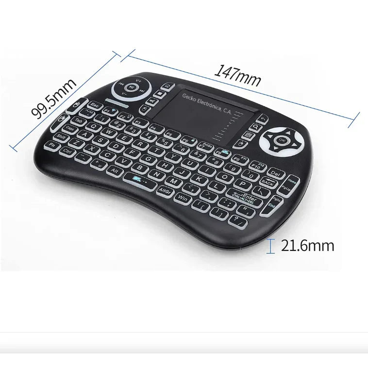 Mini Teclado Inalámbrico RGB