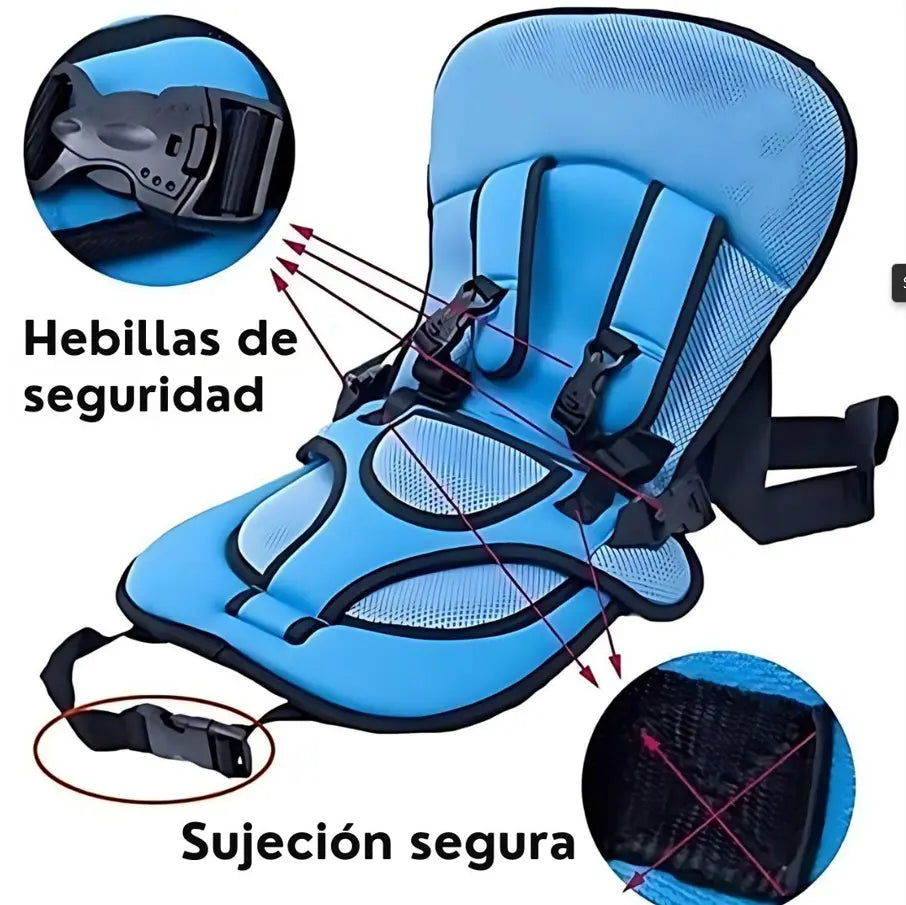 Asiento de Auto Portátil para Niños Pequeños