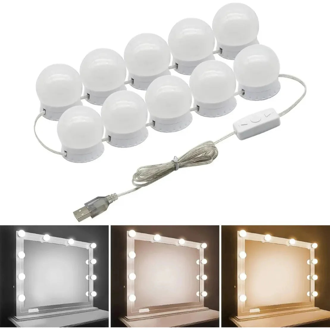 Set de Luces LED Para Espejos