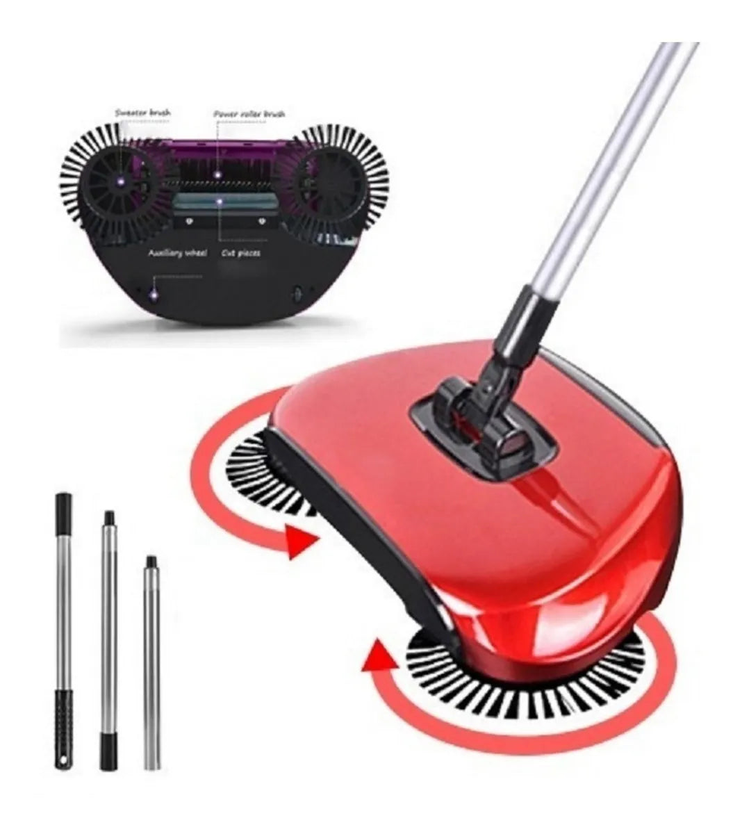 Escoba Barredora 3 en 1