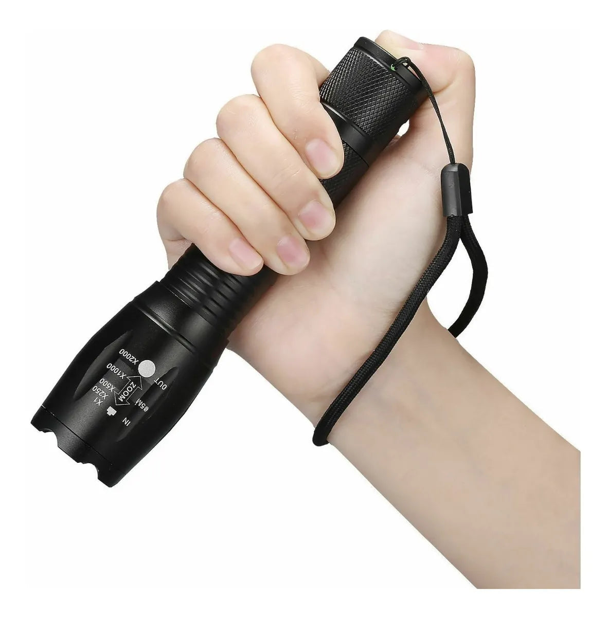 Linterna Recargable con Zoom