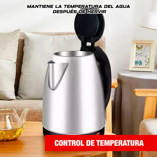 Hervidor Eléctrico de Acero Inoxidable con Apagado Automático