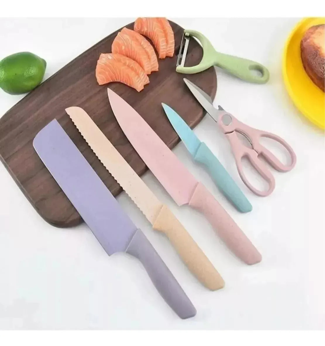 Set de Cuchillos de Cocina Multicolor