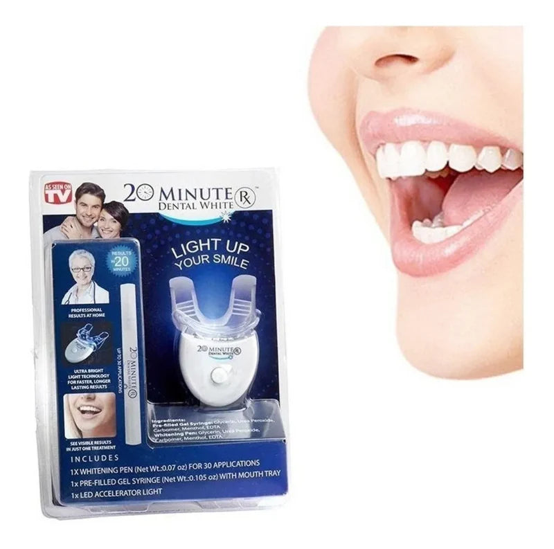 Kit de Blanqueamiento Dental con Lámpara UV