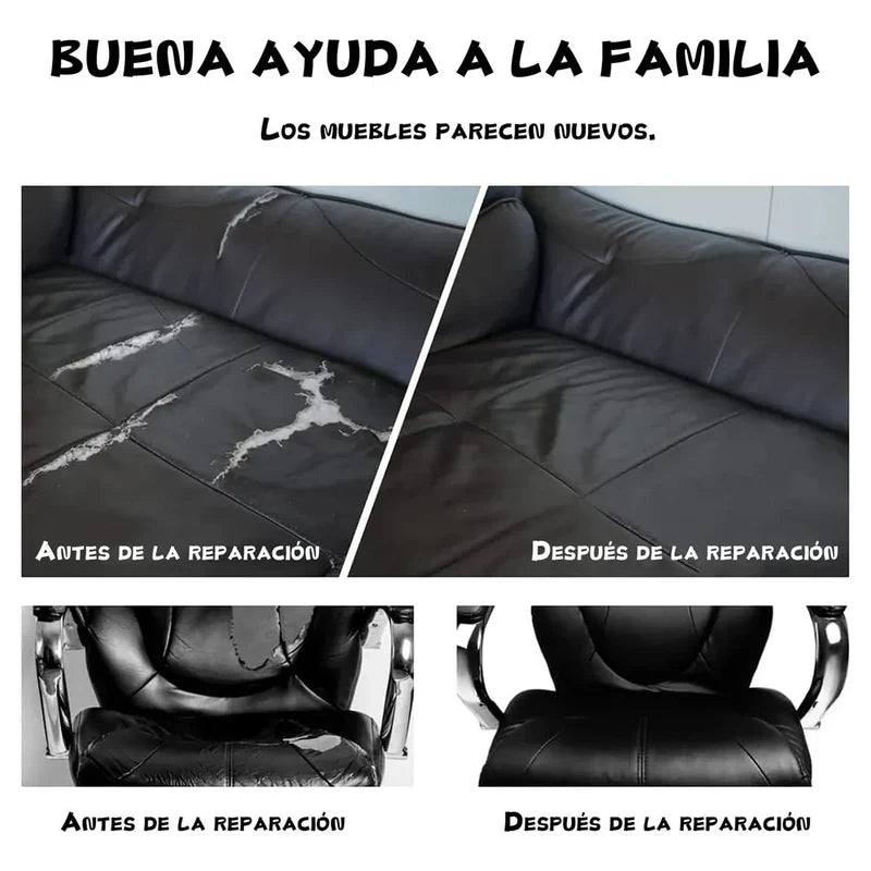Parche de Cuero Adhesivo Impermeable para Sillones 2x1