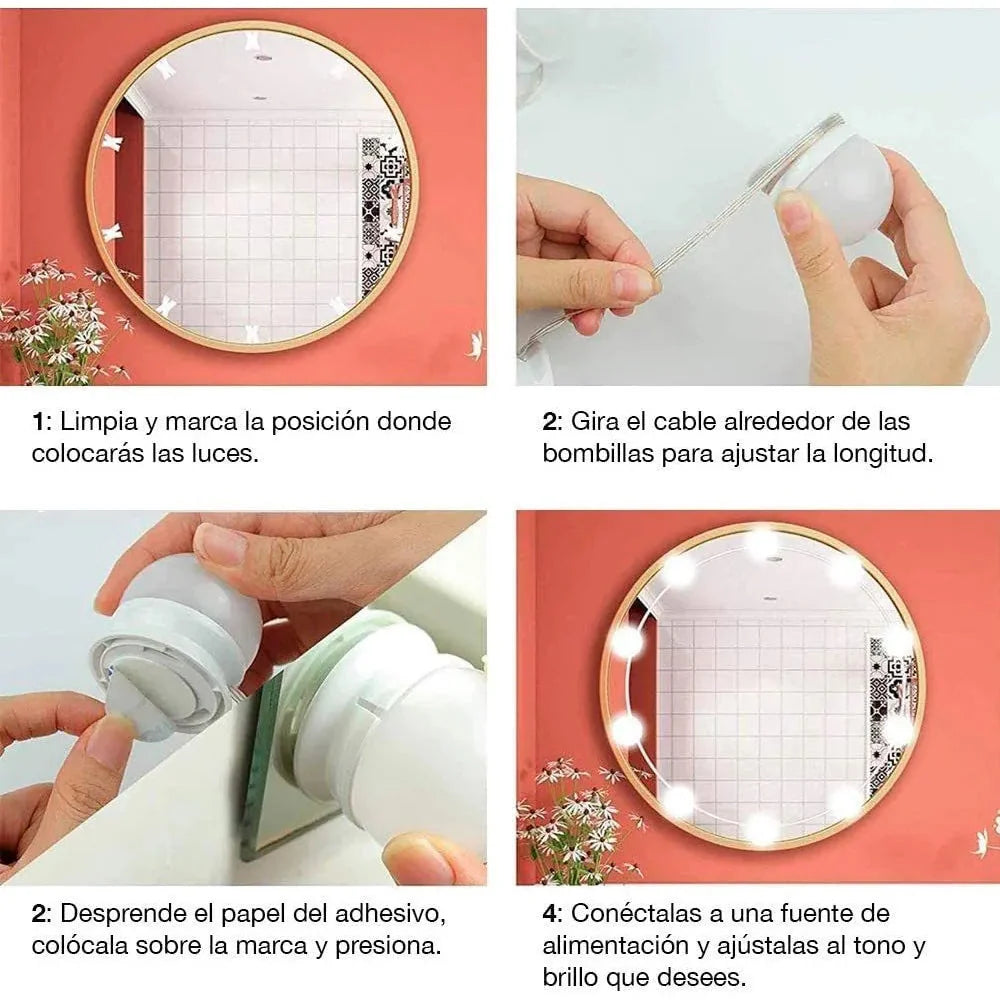 Set de Luces LED Para Espejos