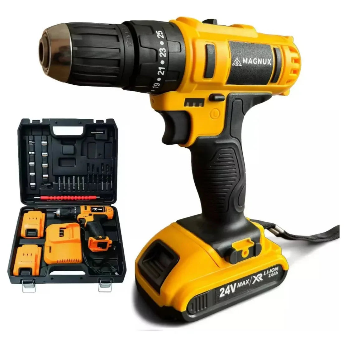 Kit de Taladro Inalámbrico 24 Piezas