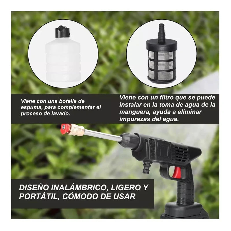 Hidrolavadora Inalámbrica de Alta Presión