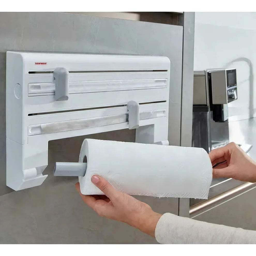 Dispensador Triple de Rollos para Cocina