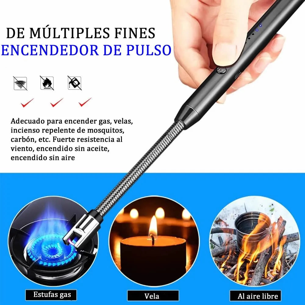 Encendedor Eléctrico de Cocina Recargable USB