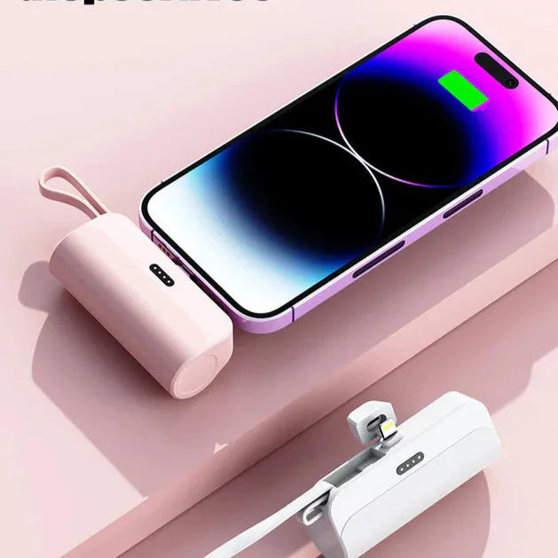 Mini Cargador Portátil Doble USB