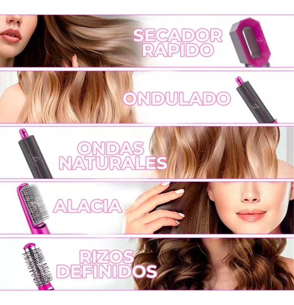 Cepillo Secador Multifuncional 5 en 1