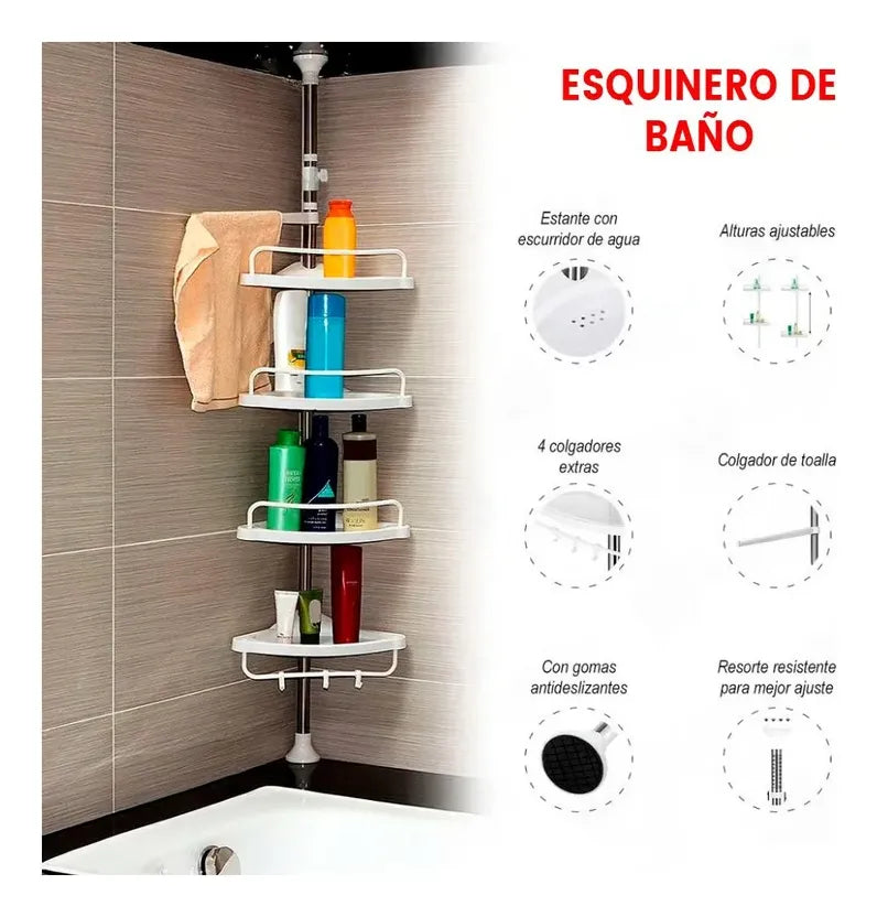 Organizador Ajustable para Ducha