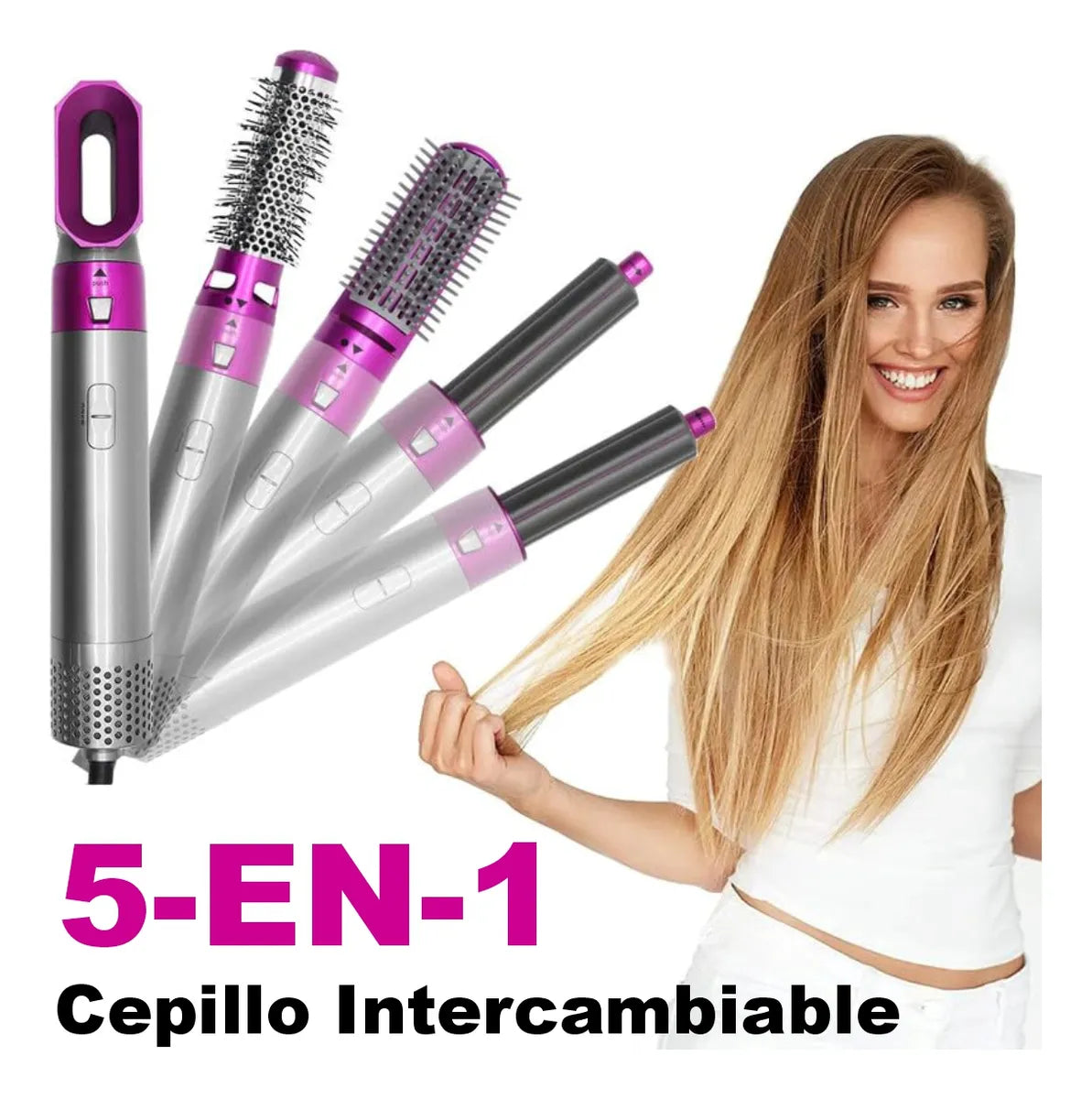 Cepillo Secador Multifuncional 5 en 1