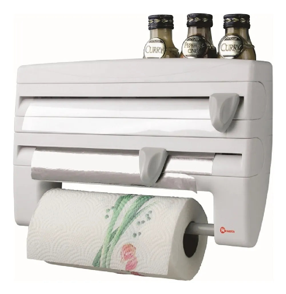 Dispensador Triple de Rollos para Cocina