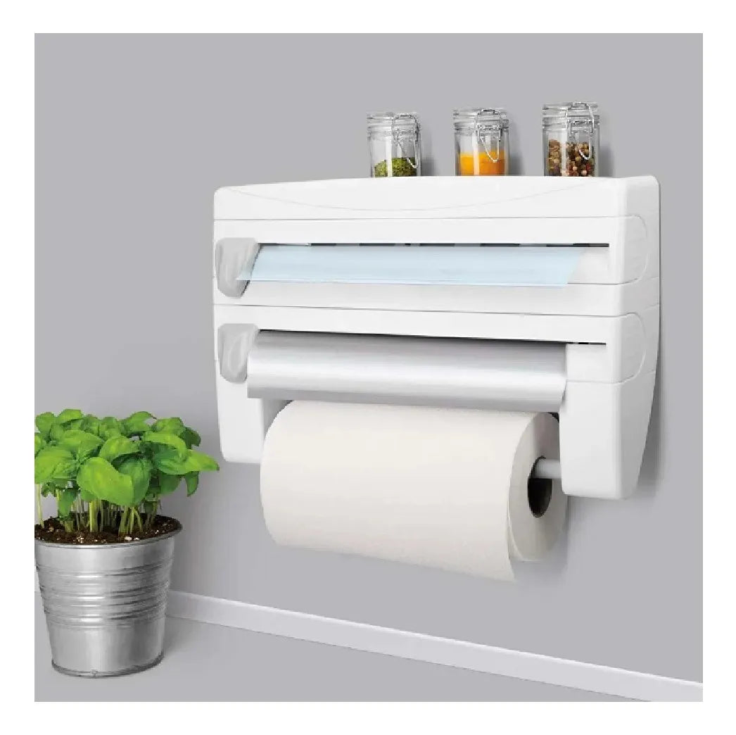 Dispensador Triple de Rollos para Cocina