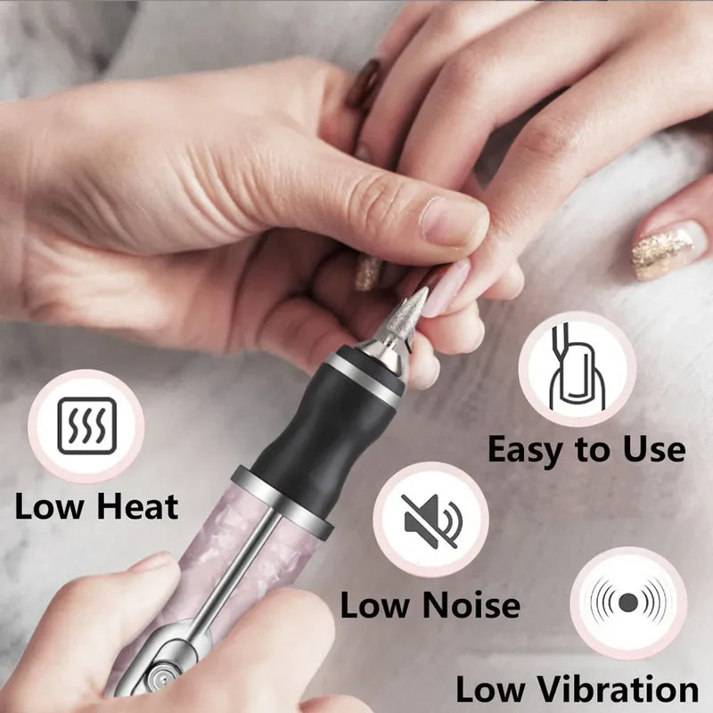 Drill Pulidor para Uñas Inalámbrico Recargable